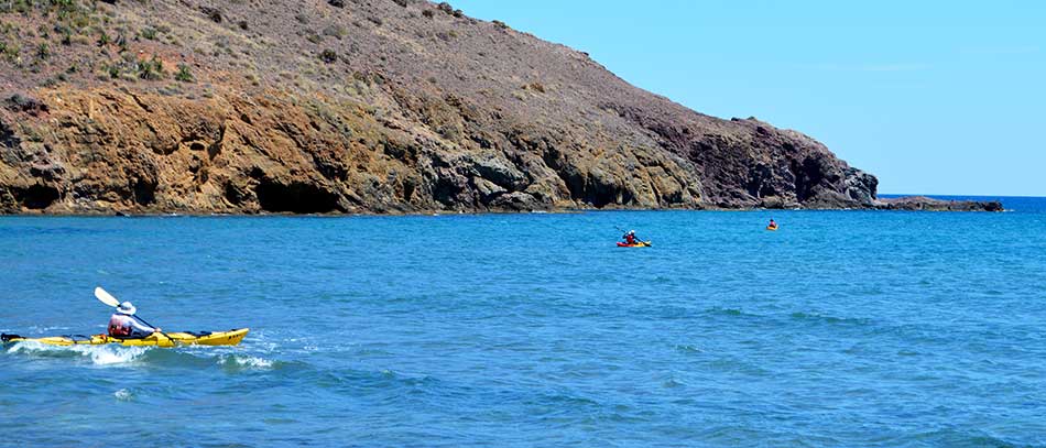 Kayak en Playa de Genoveses