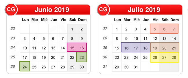 Calendario Fiestas 2019 Cabo de Gata