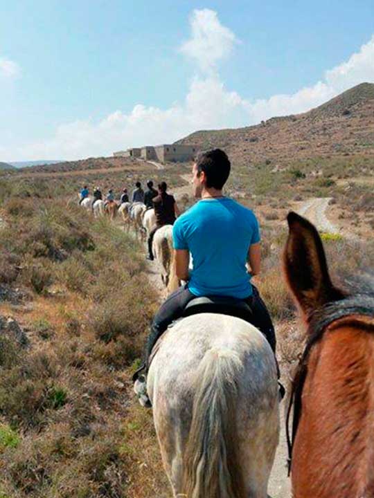 Ruta en caballos Cabo de Gata