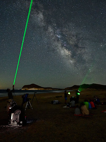 Astronomía en la Playa de Genoveses