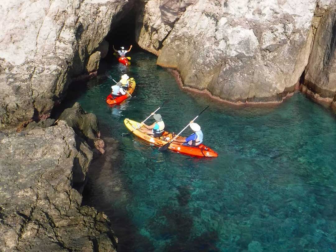 Kayak en Cabo de Gata ruta 3 horas