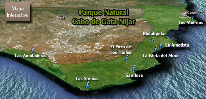 Puntos de Informacion Parque Cabo de Gata