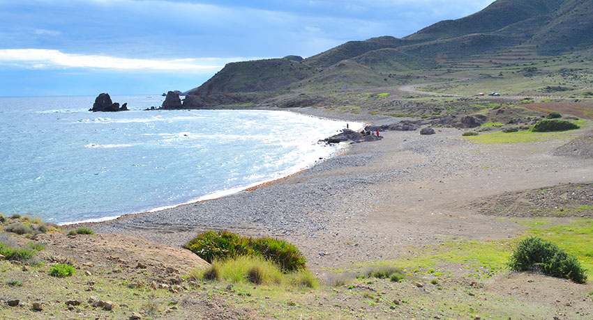Playa Piedra Galera Cabo de Gata Escullos